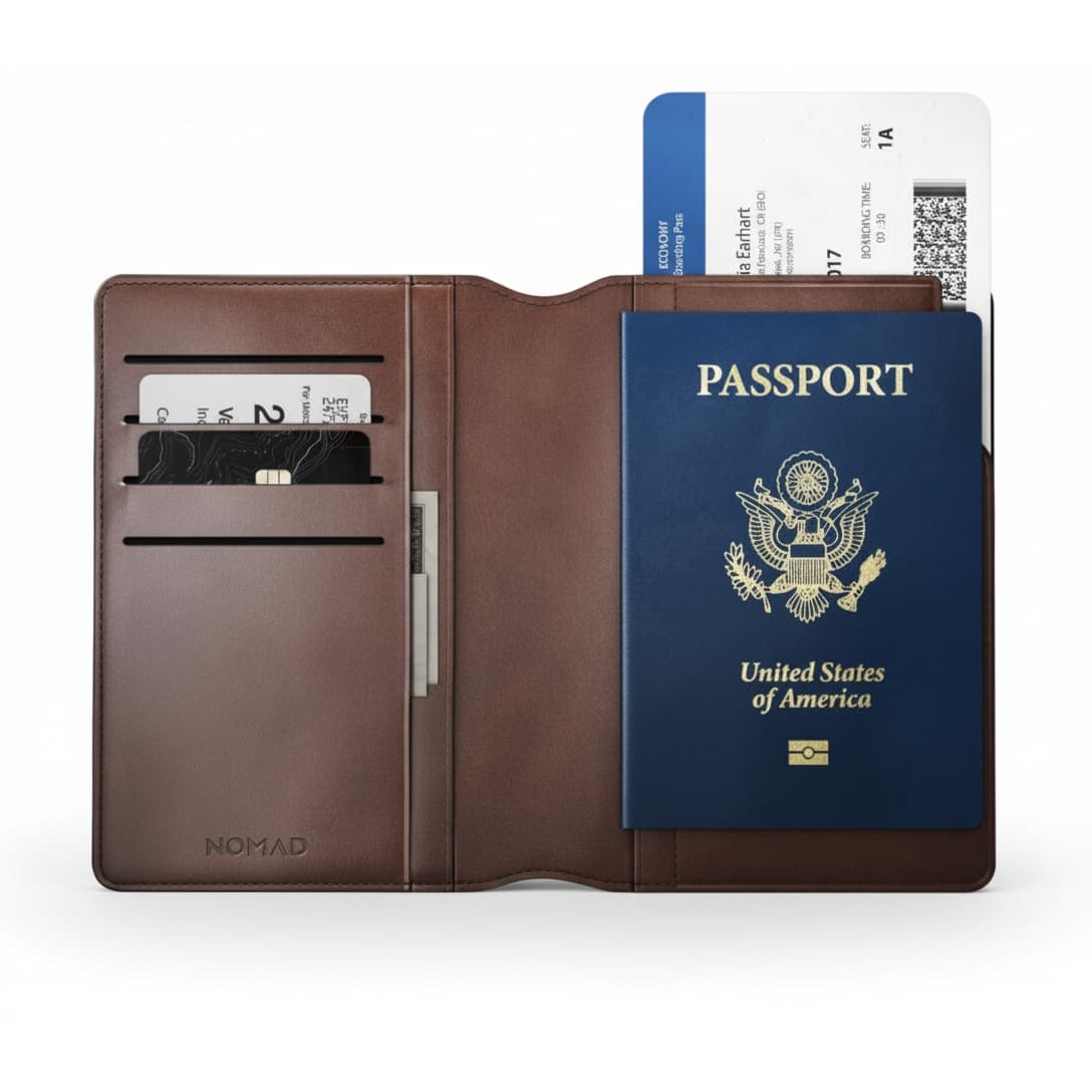 NOMAD Leather Passport Holder